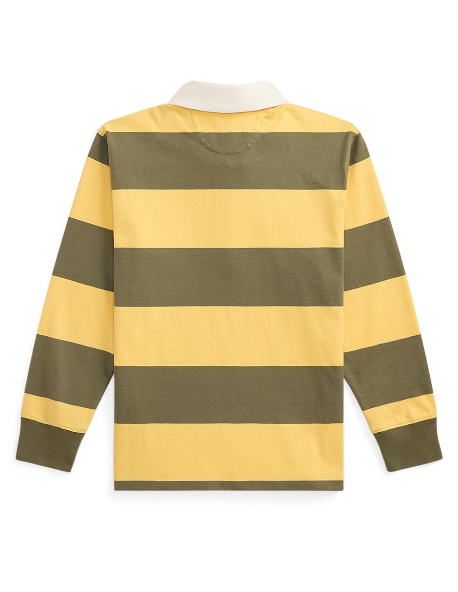 Playera tipo polo de algodón para niño 2