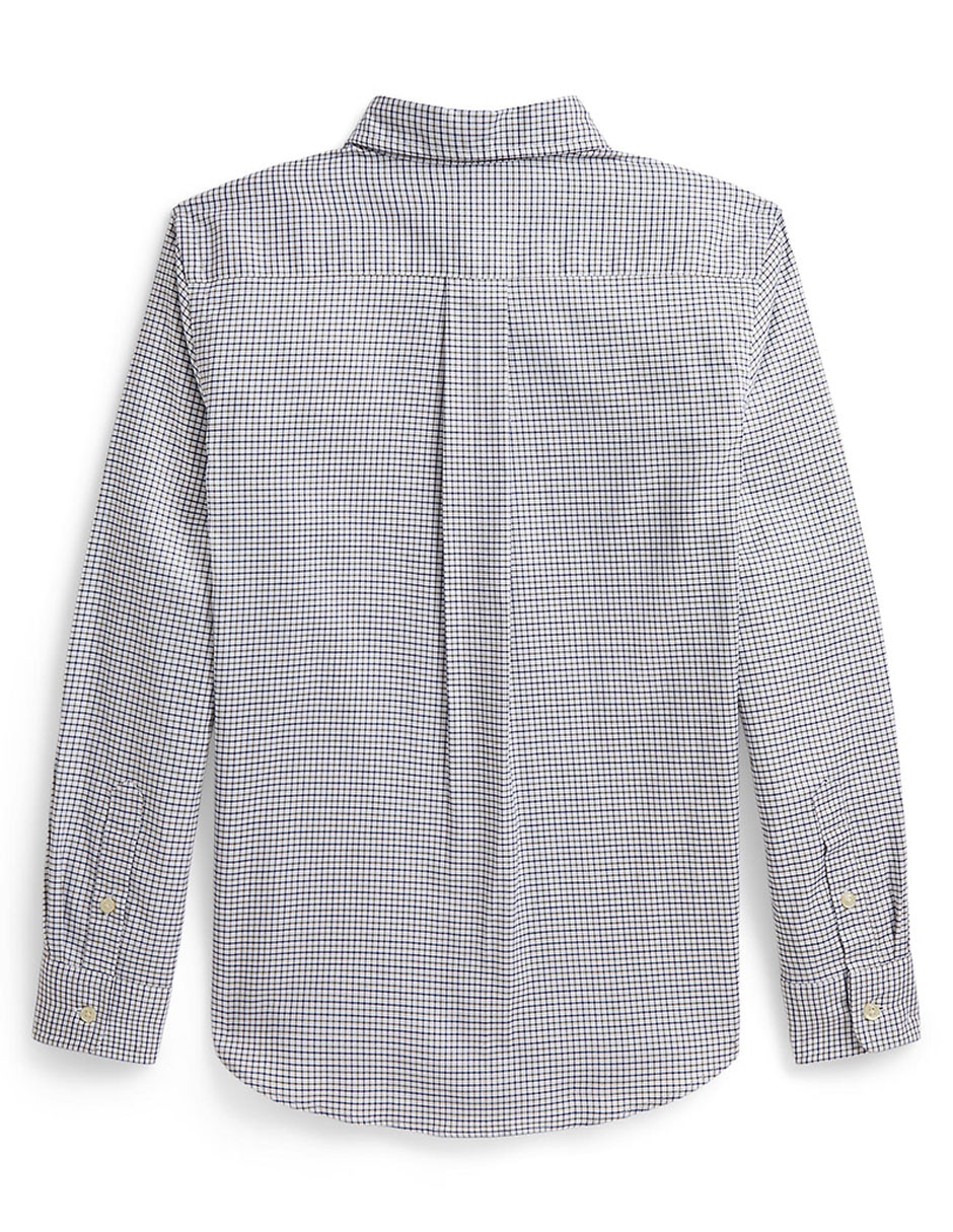 Camisa casual de algodón manga larga para niño 2