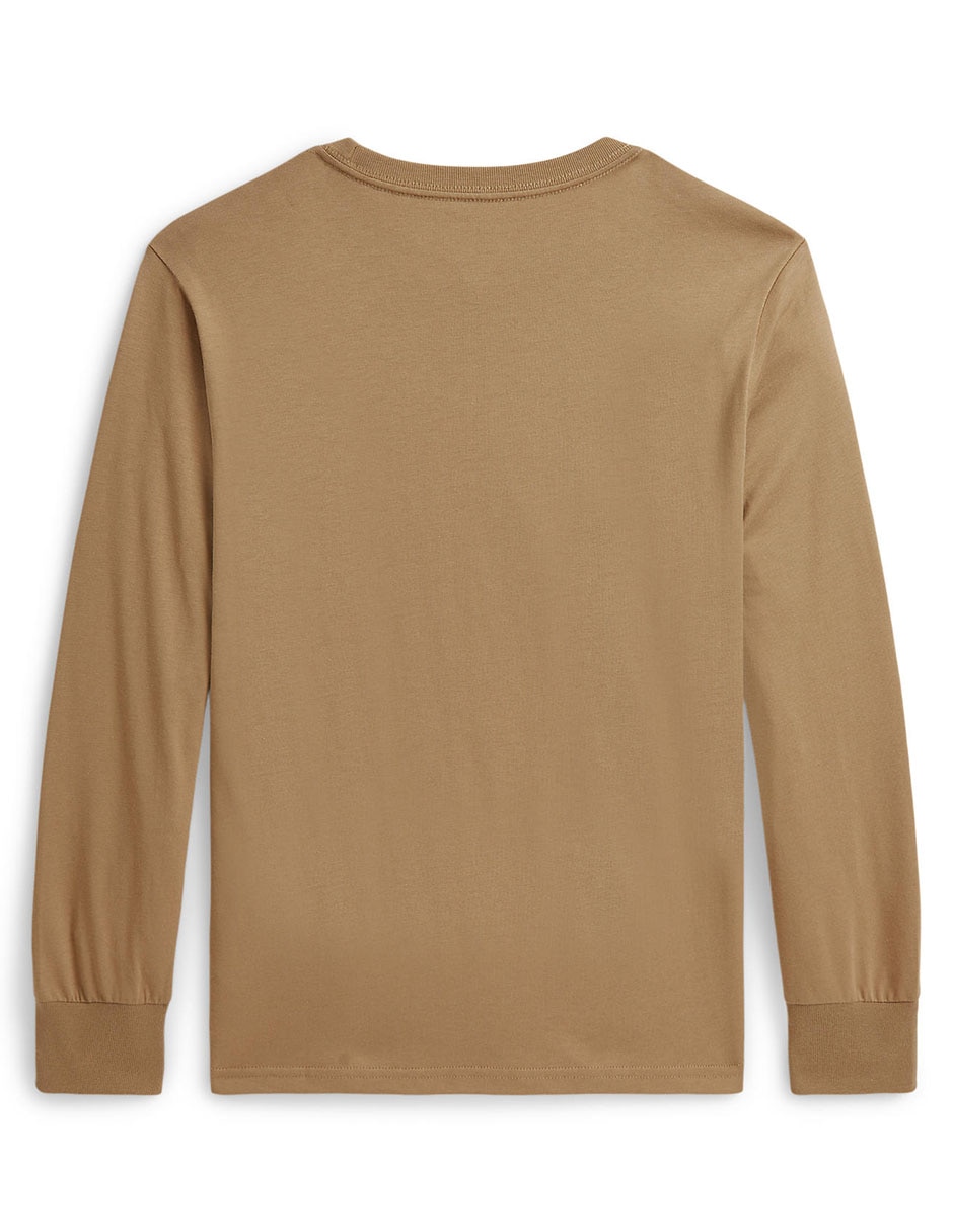 Playera polo manga larga para niño 2