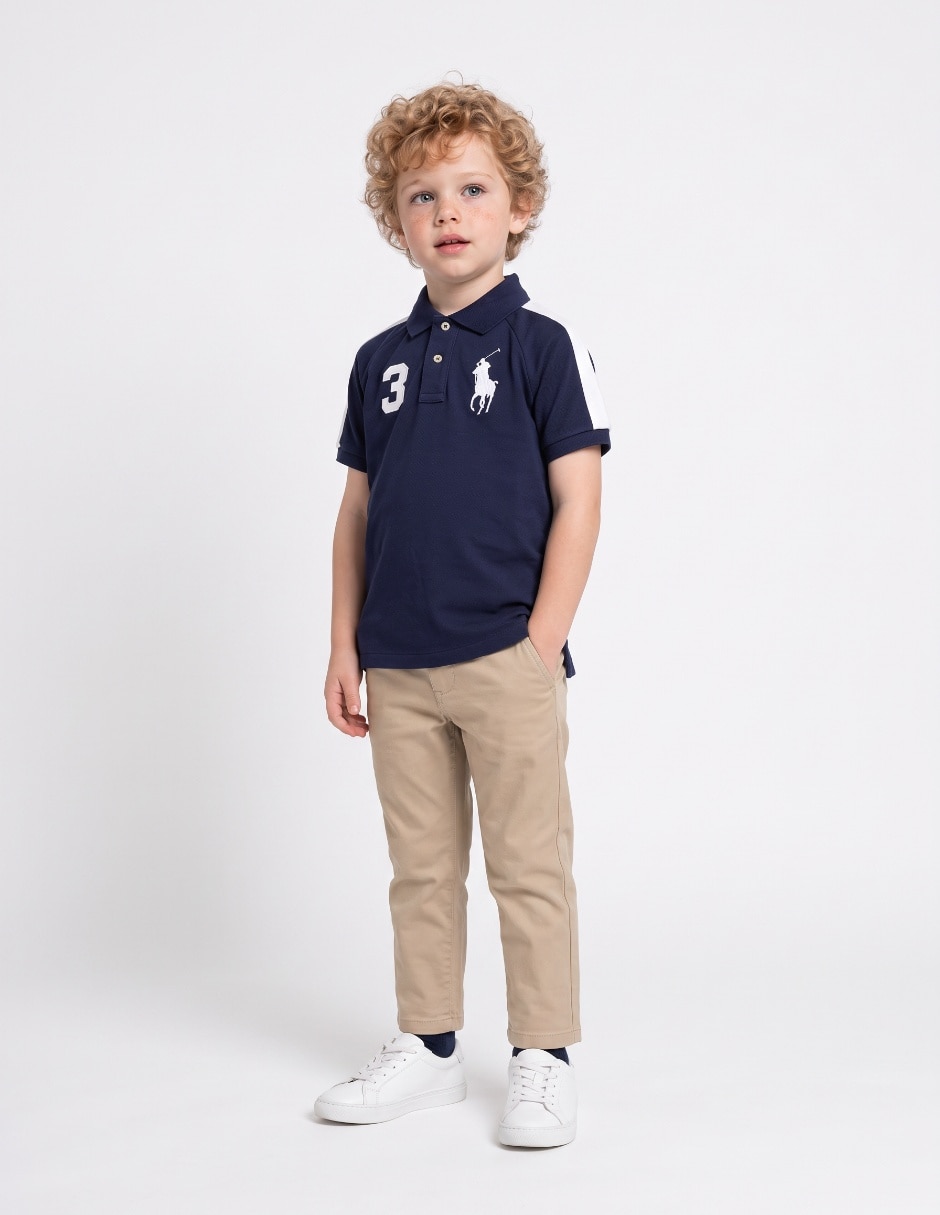 Playera tipo de algodón para niño