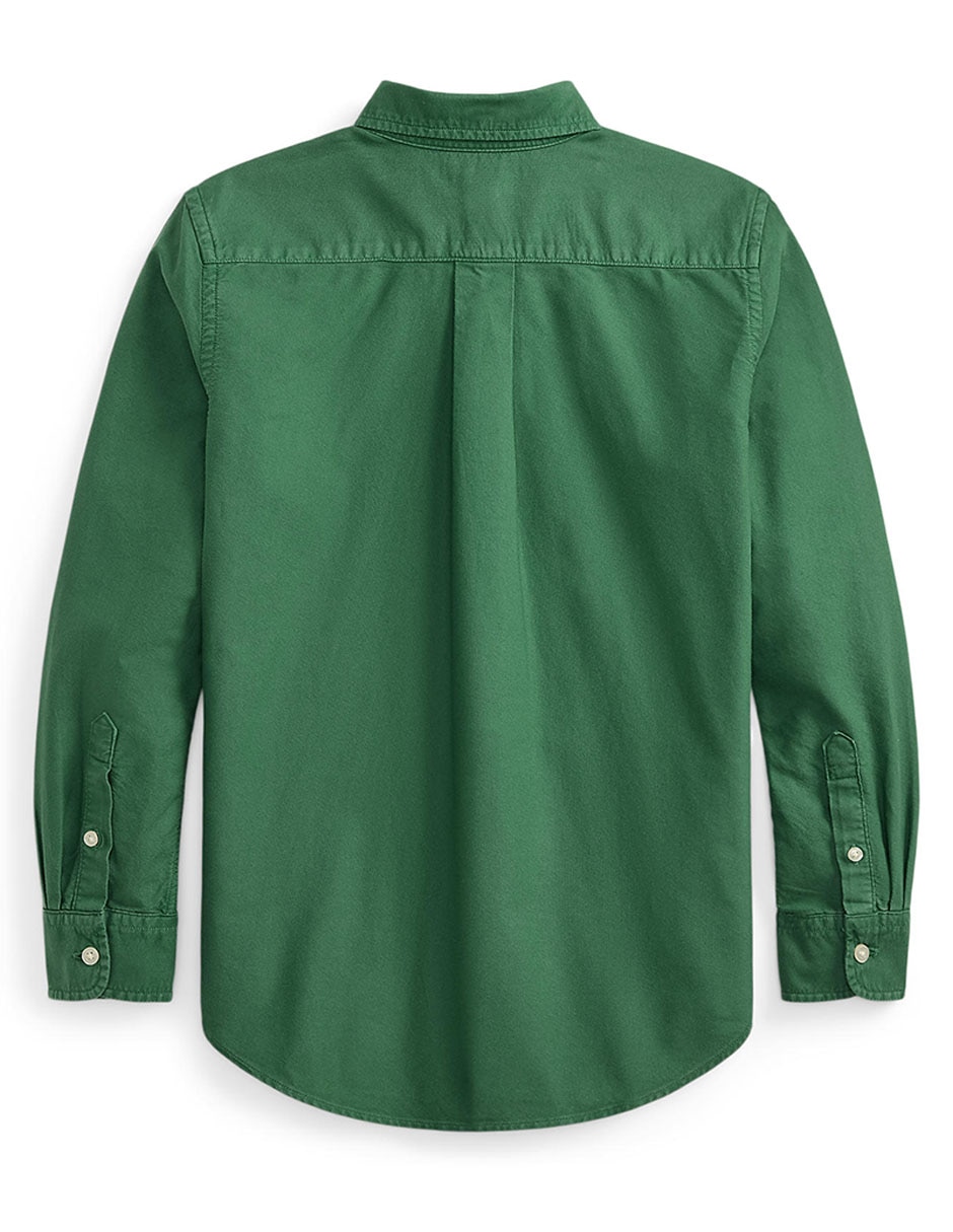 Camisa de algodón manga larga para niño 2