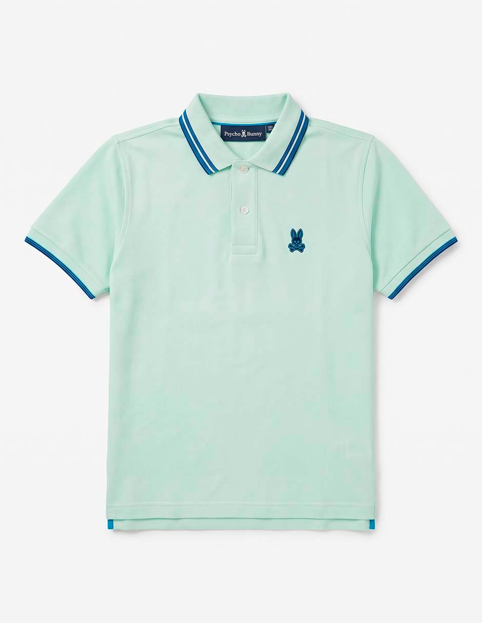 Playera tipo polo Zev de algodón para niño Playera tipo polo Zev de algodón para niño