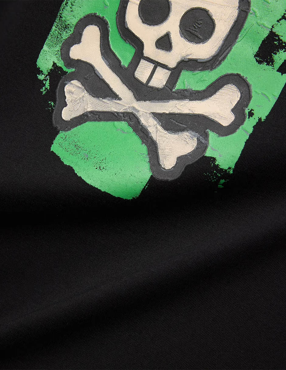 Playera psycho bunny manga corta para niño