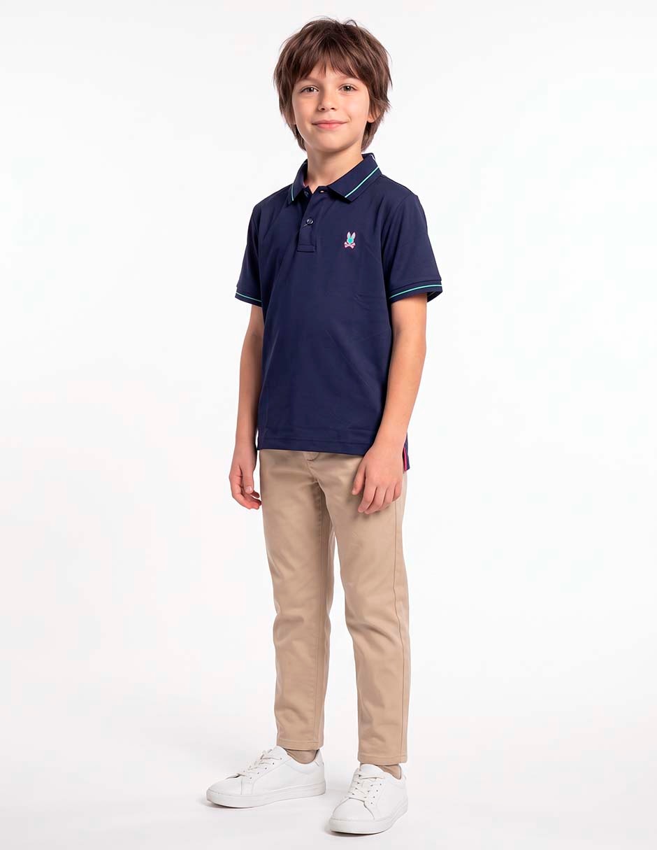 Playera tipo polo Edwin para niño 2