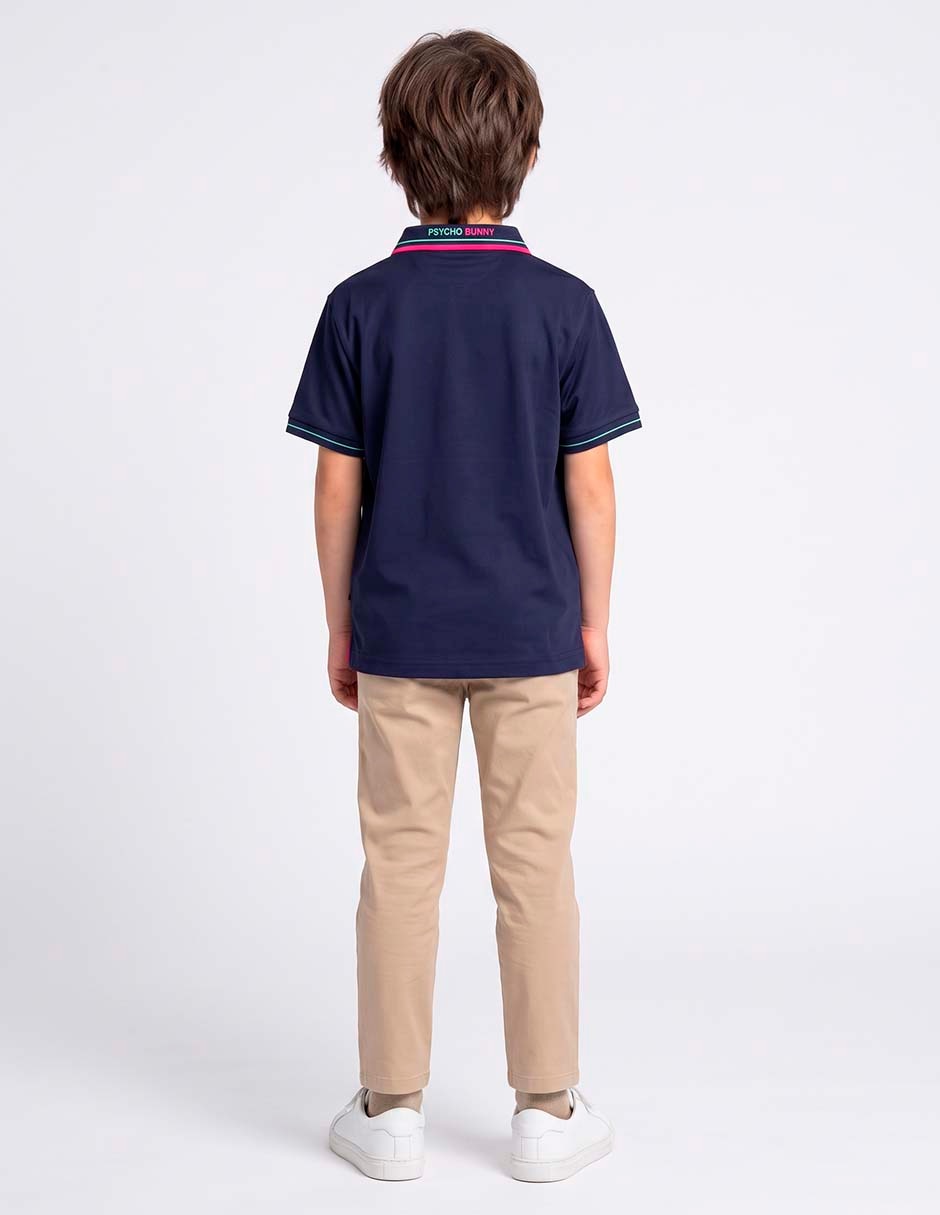 Playera tipo polo Edwin para niño 6