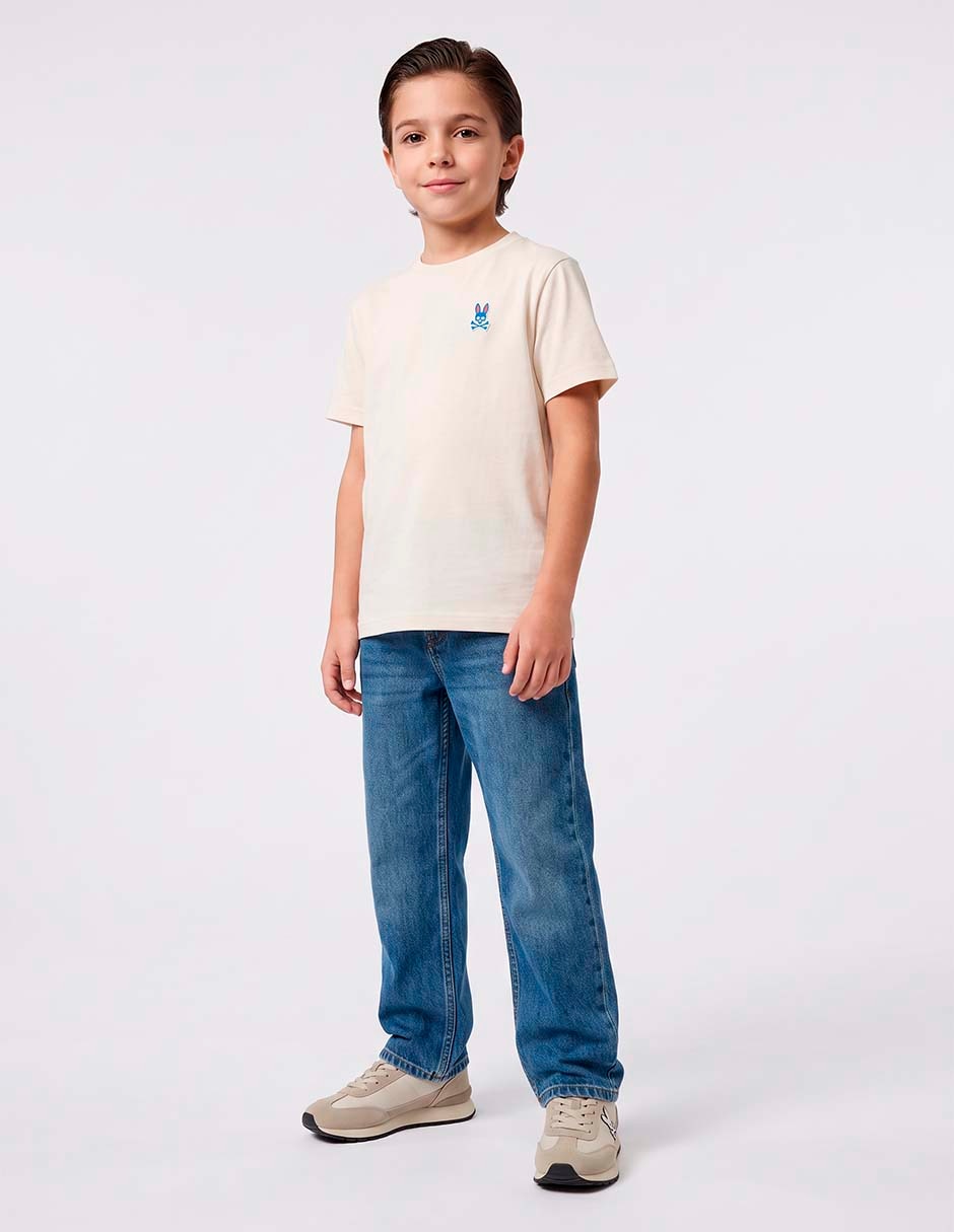 Playera manga corta para niño