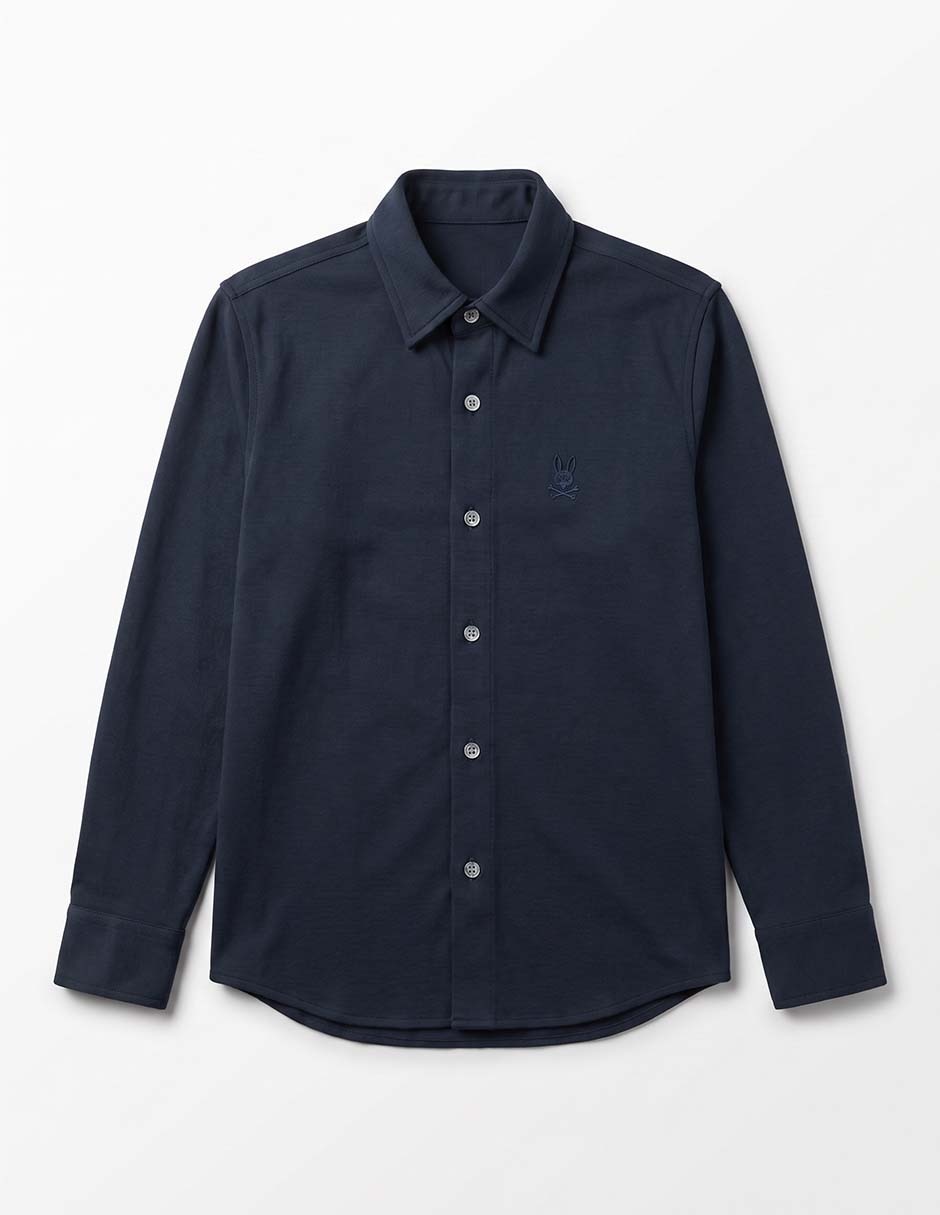 Camisa casual de algodón manga larga para niño 2