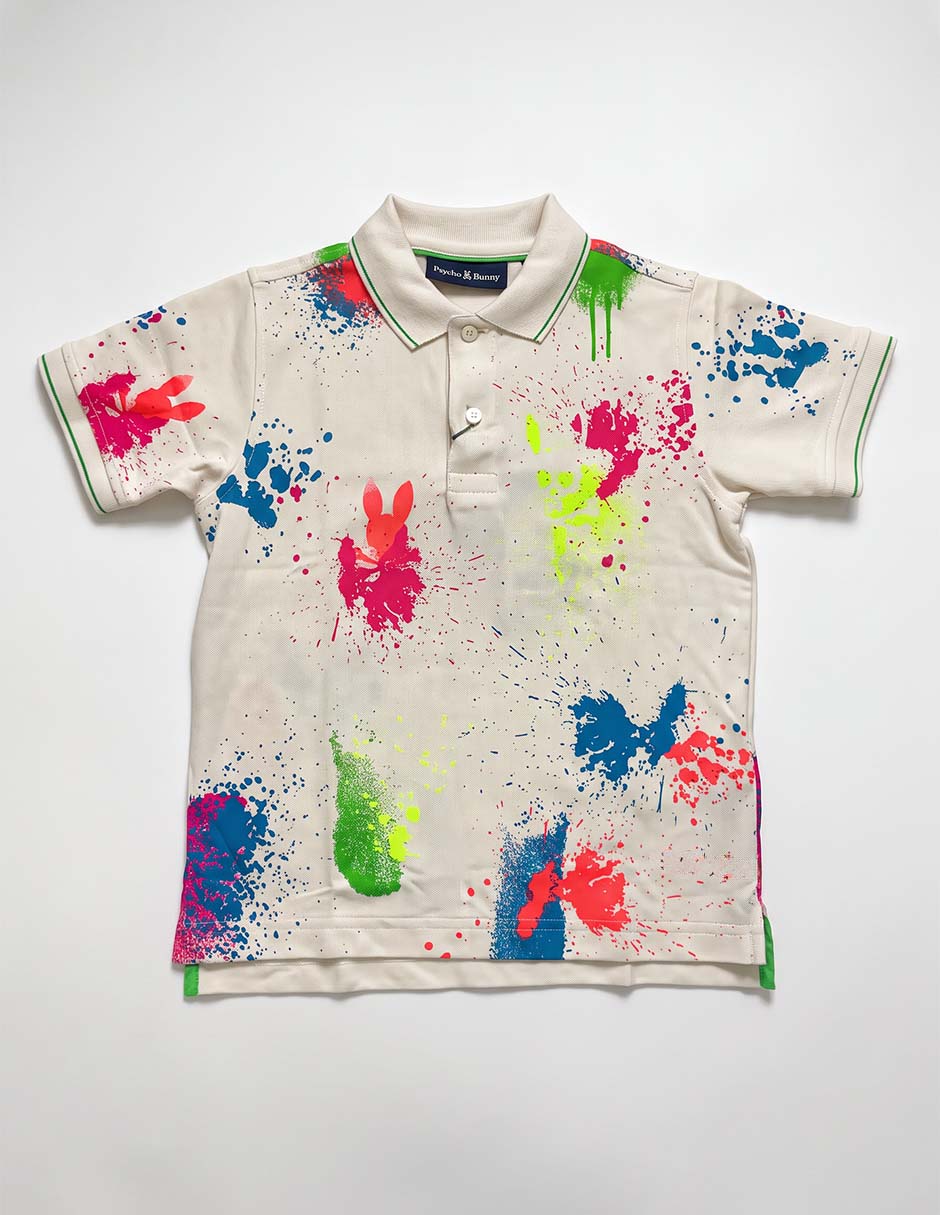Playera tipo polo Truse de algodón para niño