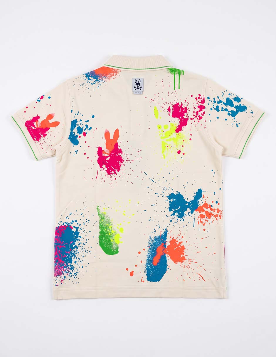 Playera tipo polo Truse de algodón para niño 5