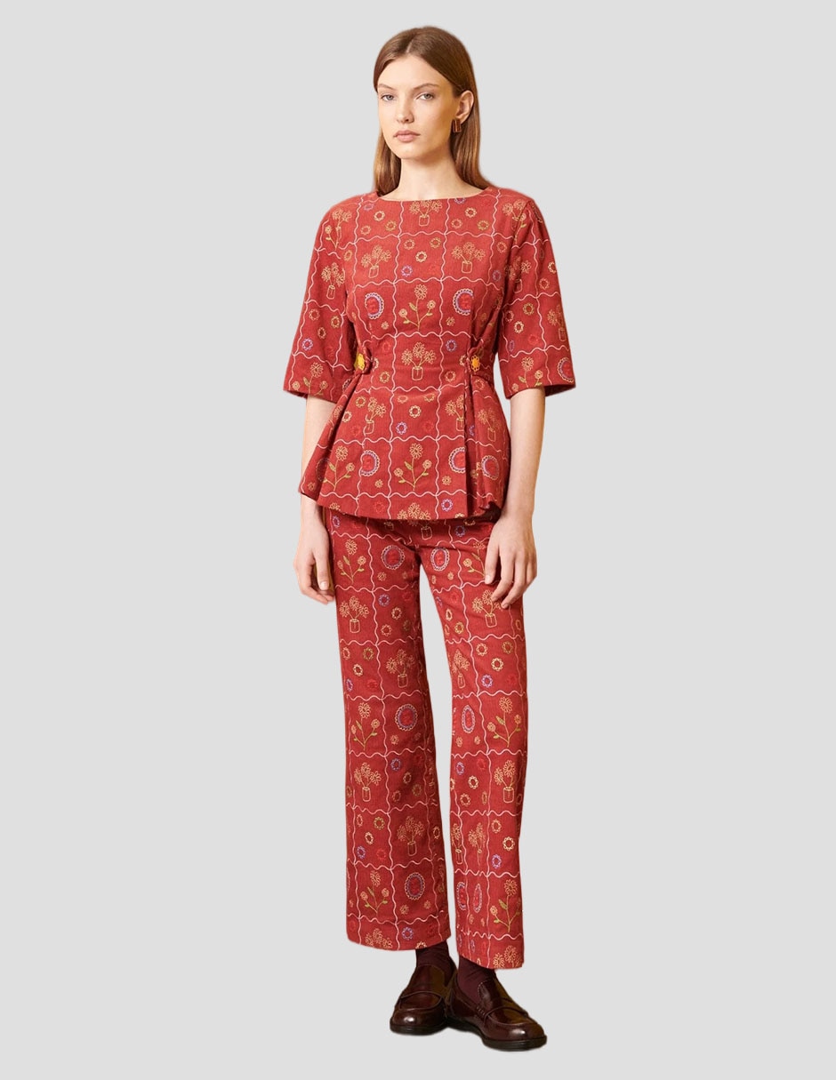 Blusa manga al codo para mujer Blusa manga al codo para mujer