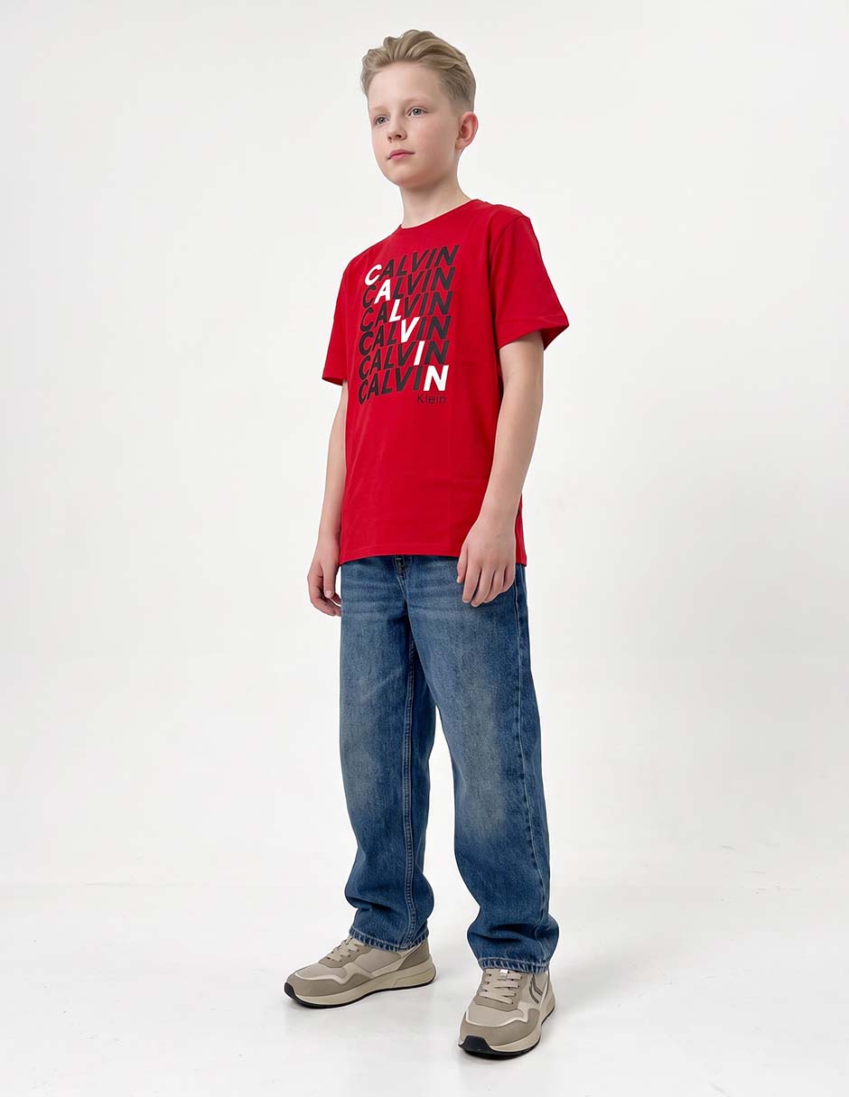 Playera champion mariposa manga corta para niña