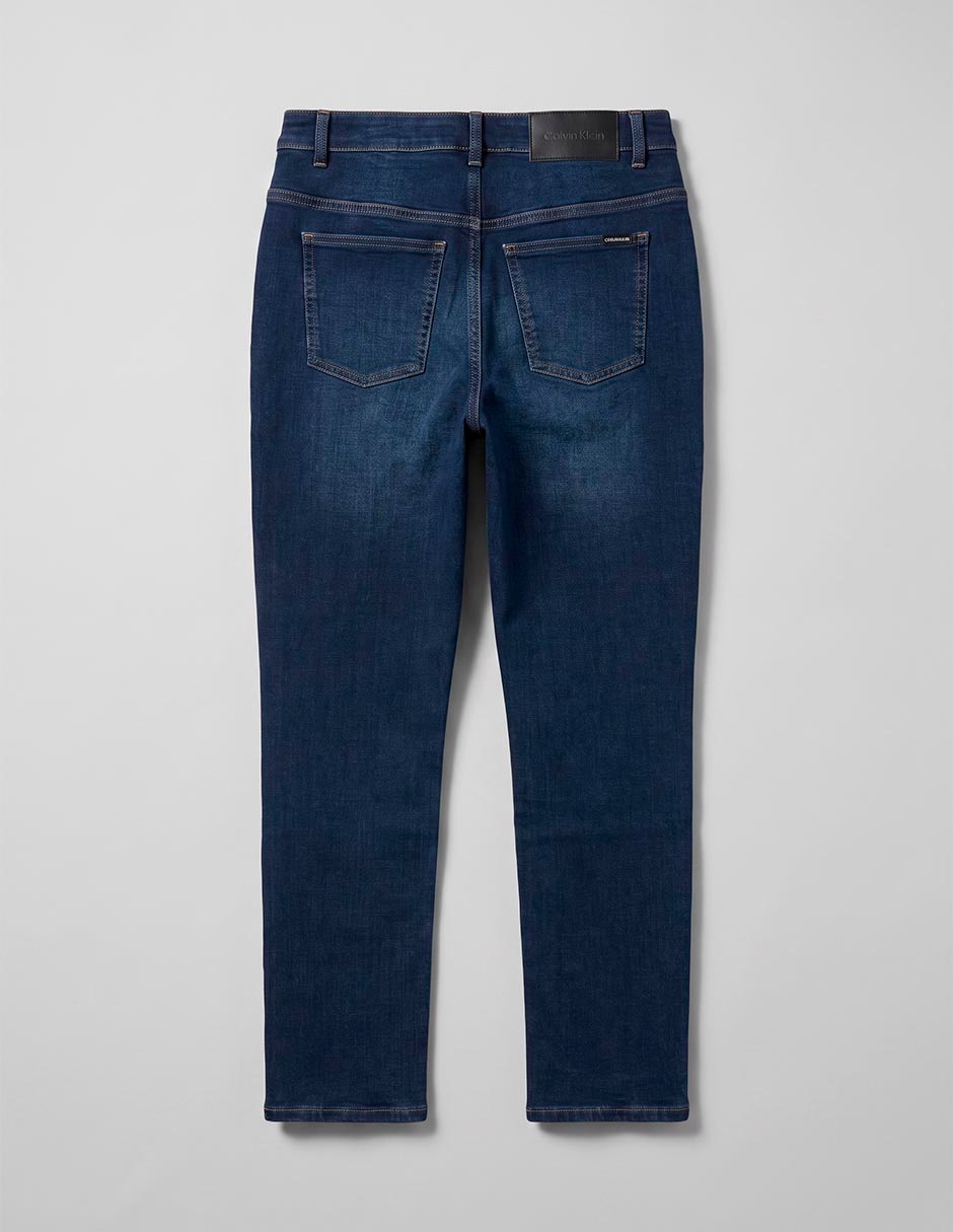 Jeans straight lavado stone wash para niño 2