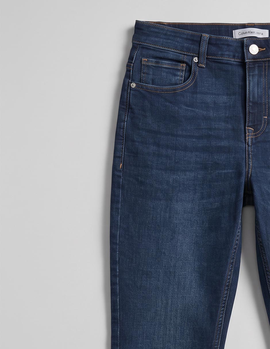 Jeans straight lavado stone wash para niño 3
