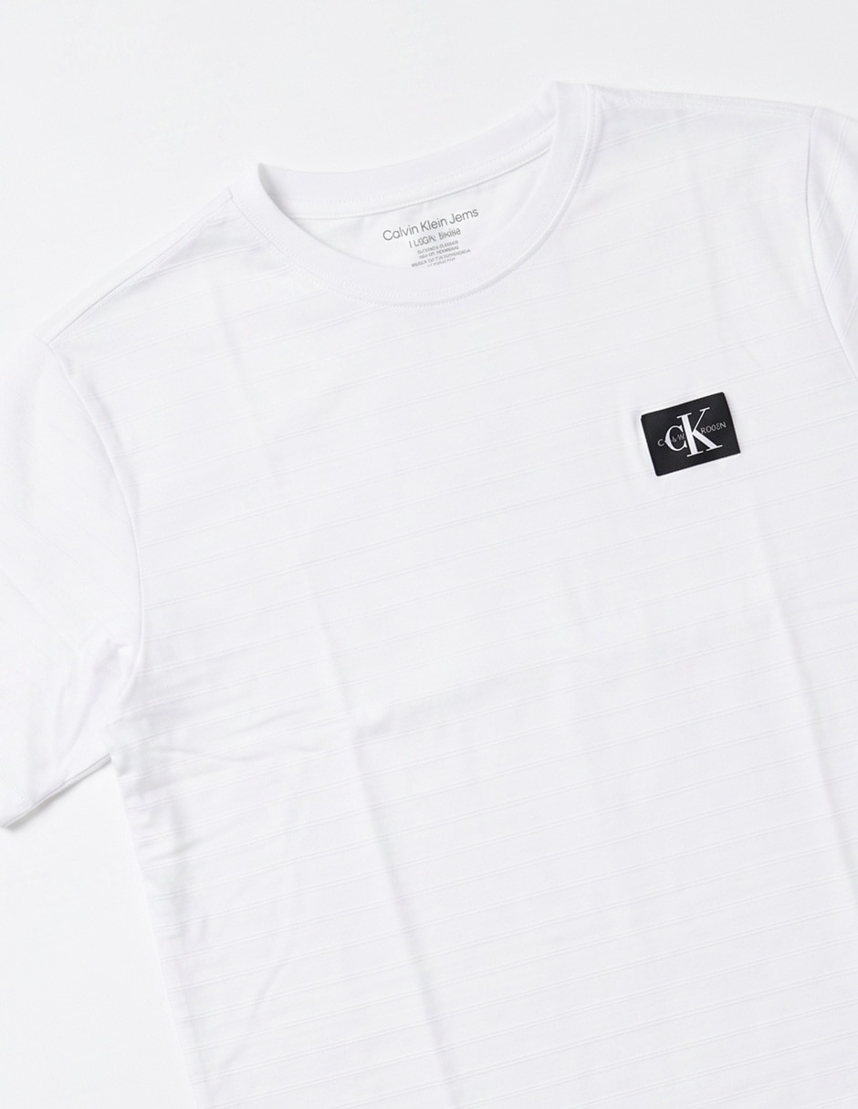 Playera calvin klein manga corta para niño 4