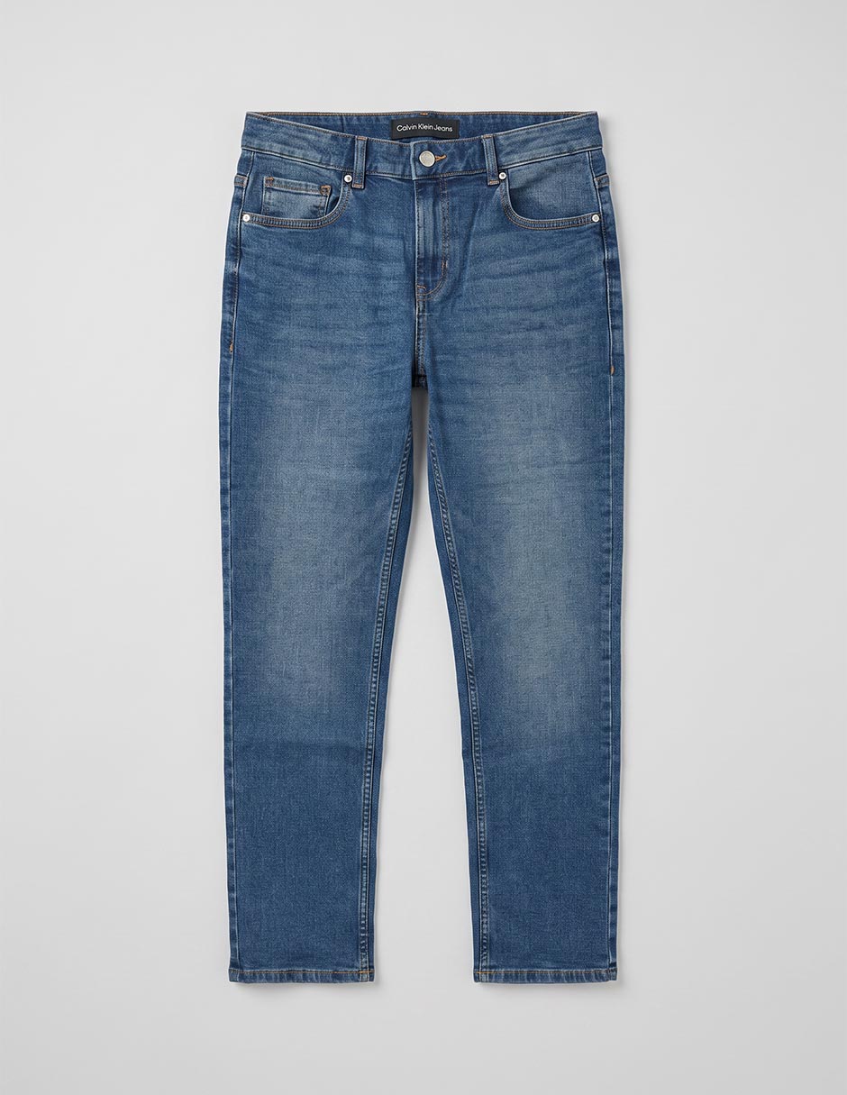 Jeans slim lavado stone wash para niño