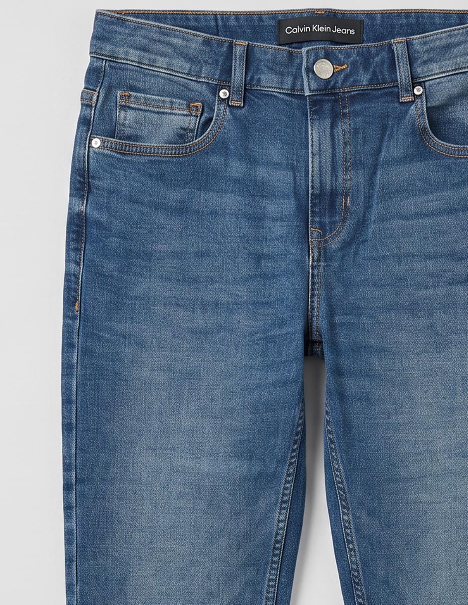 Jeans slim lavado stone wash para niño 4
