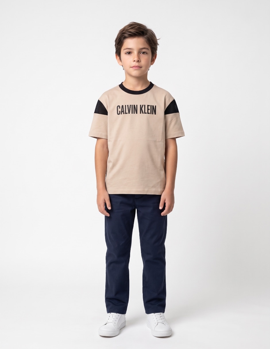 Playera manga corta para niño Playera manga corta para niño