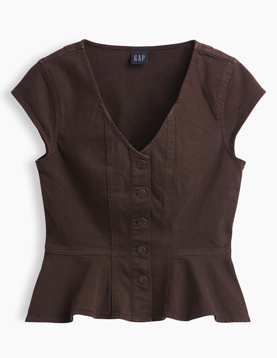 Blusa sin manga para mujer 5