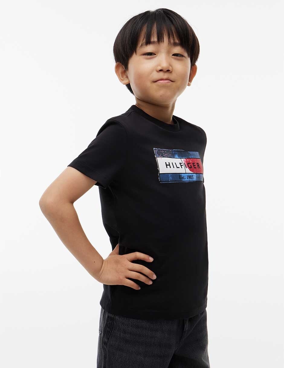 Playera manga corta para niño
