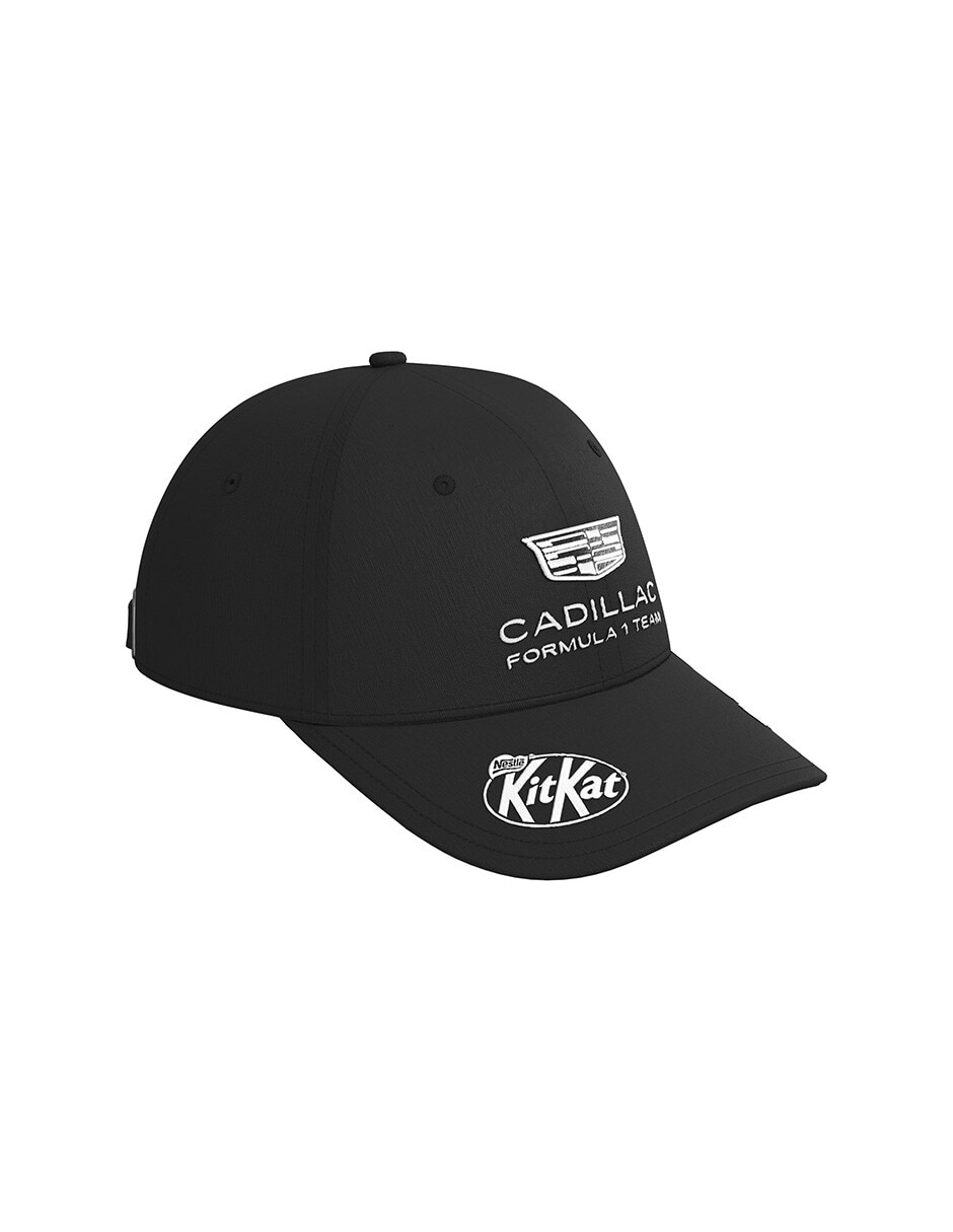 Gorra visera curva cerrada cadillac fórmula 1 para niño 4