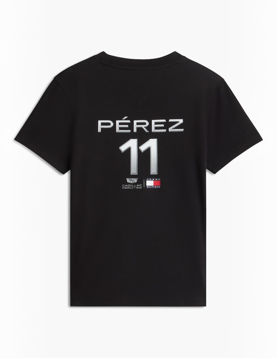 Playera sergio pérez cadillac manga corta para niño 3