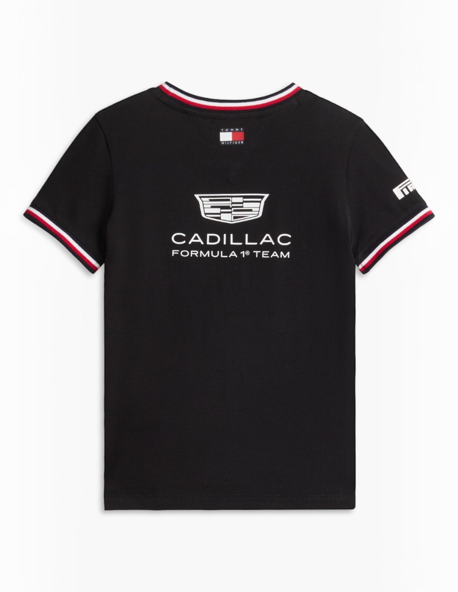 Playera fórmula 1 cadillac manga corta para niño 2