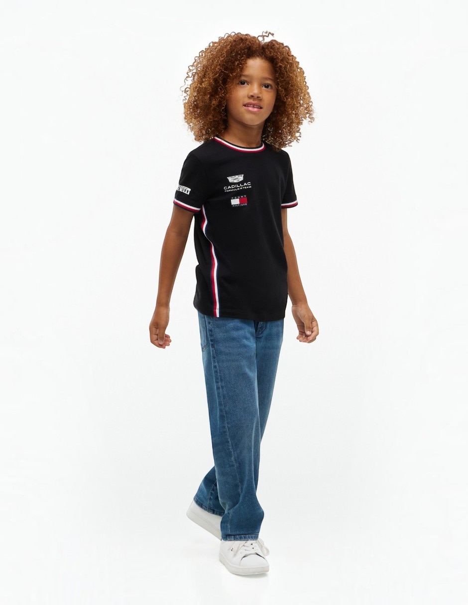 Playera fórmula 1 cadillac manga corta para niño 3
