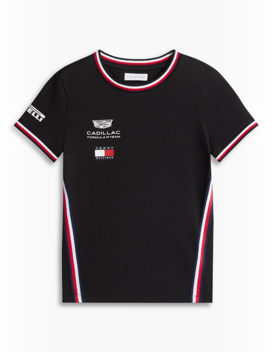 Playera fórmula 1 cadillac manga corta para niño 5