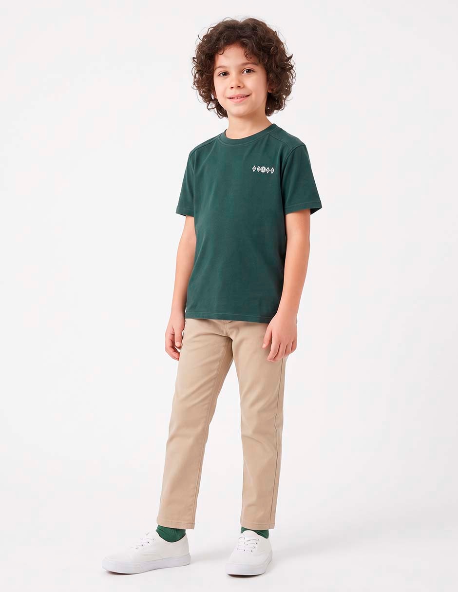 Playera manga corta para niño Playera manga corta para niño