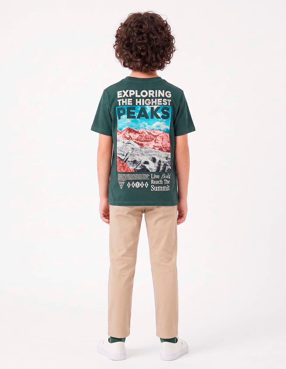 Playera manga corta para niño 5