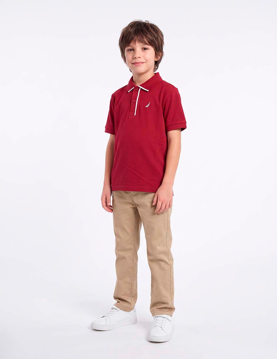 Playera tipo polo / Set playera tipo polo Moda de Algodón y poliéster para Infantil / Niños grandes Niño 3