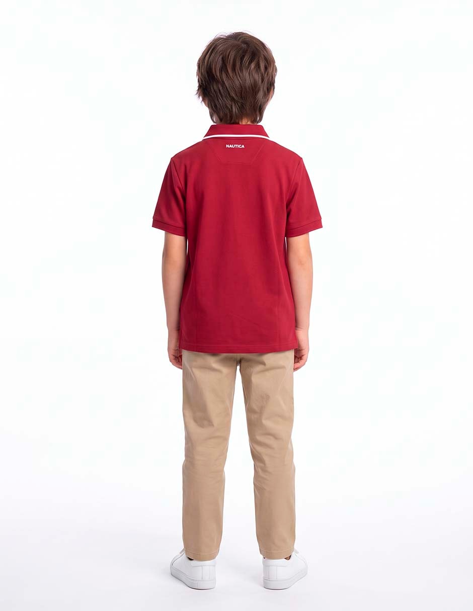Playera tipo polo / Set playera tipo polo Moda de Algodón y poliéster para Infantil / Niños grandes Niño 2