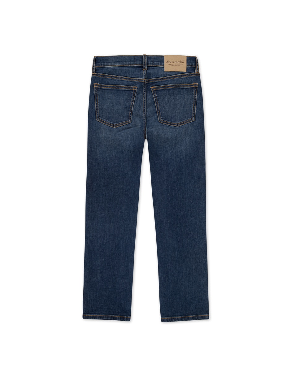 Jeans straight deslavado para niño 4