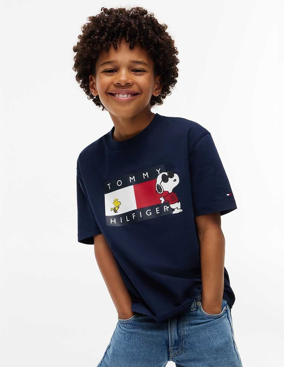 Playera manga corta para niño