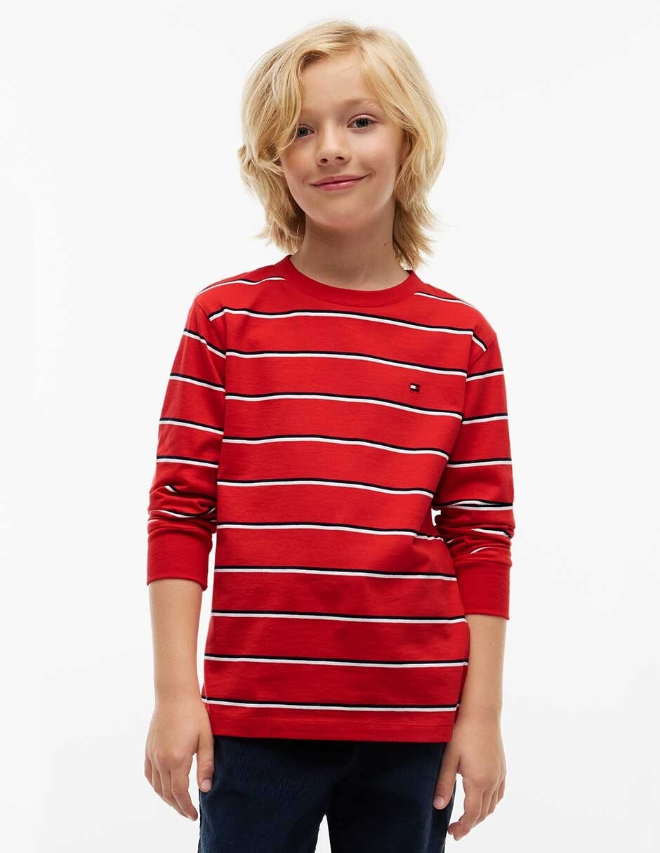 Playera manga larga para niño