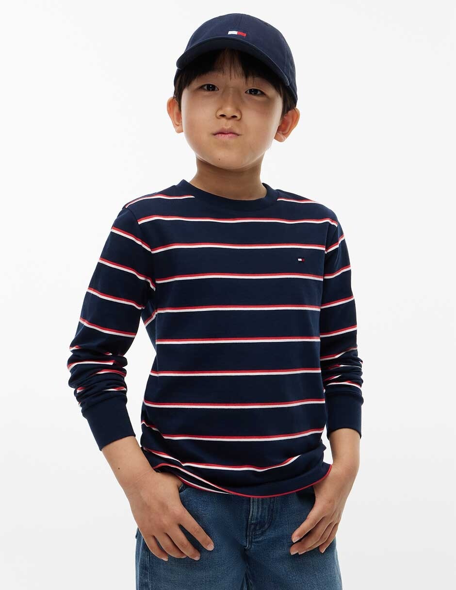 Playera manga larga para niño
