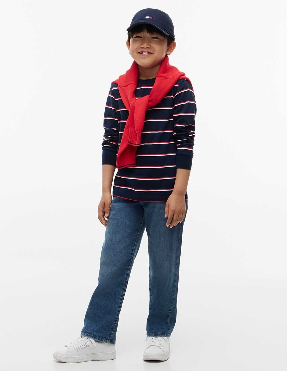 Playera manga larga para niño
