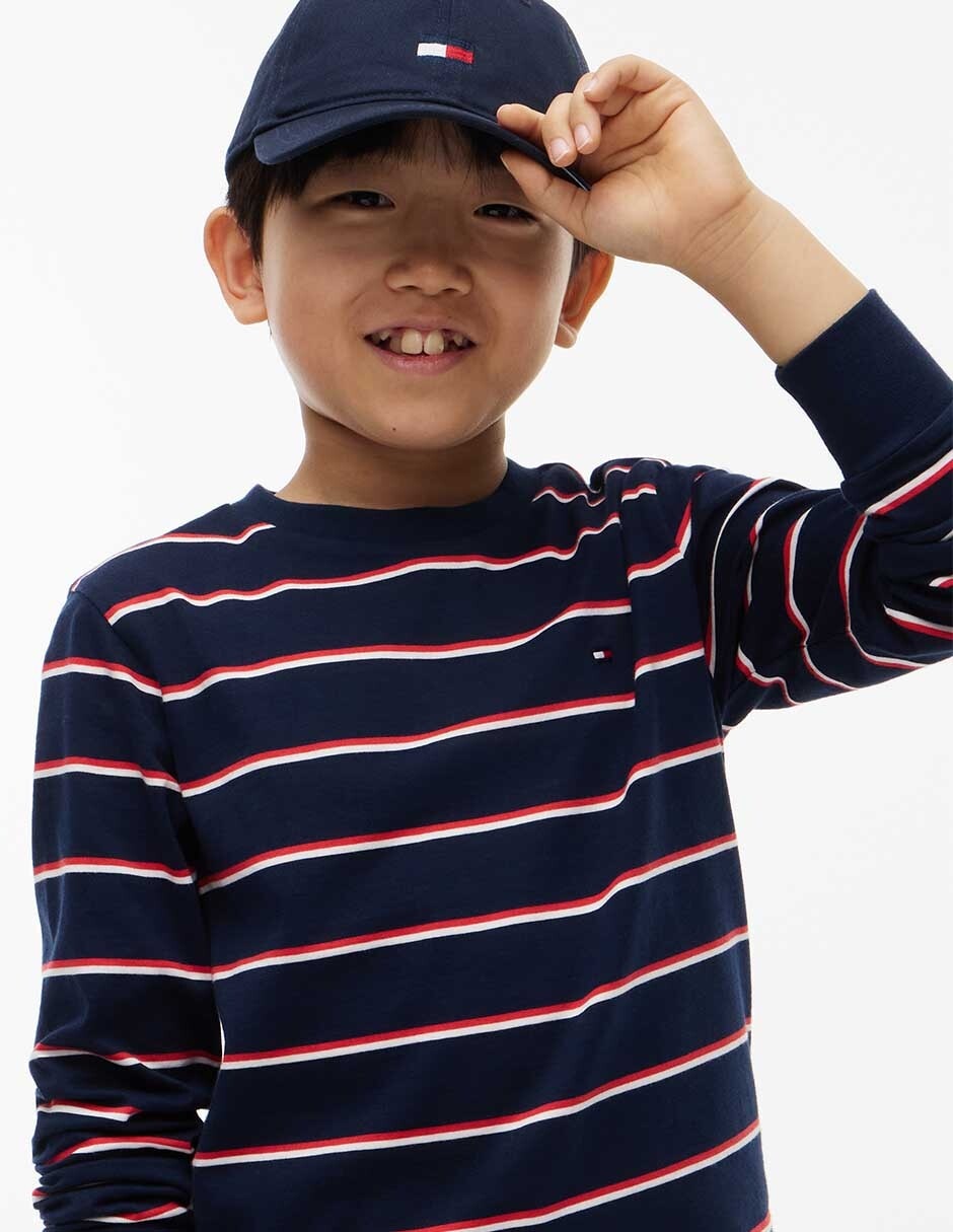 Playera manga larga para niño