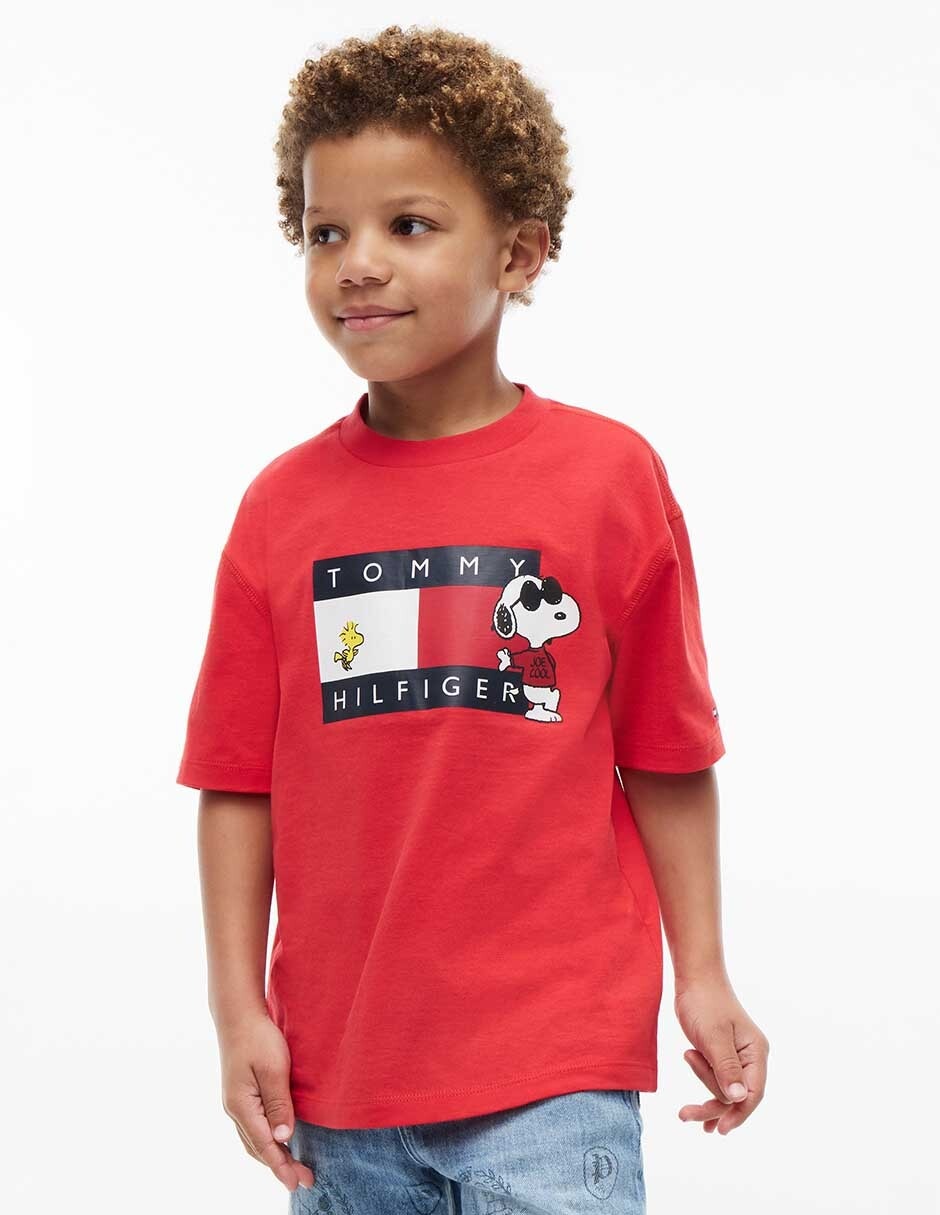 Playera manga corta para niño