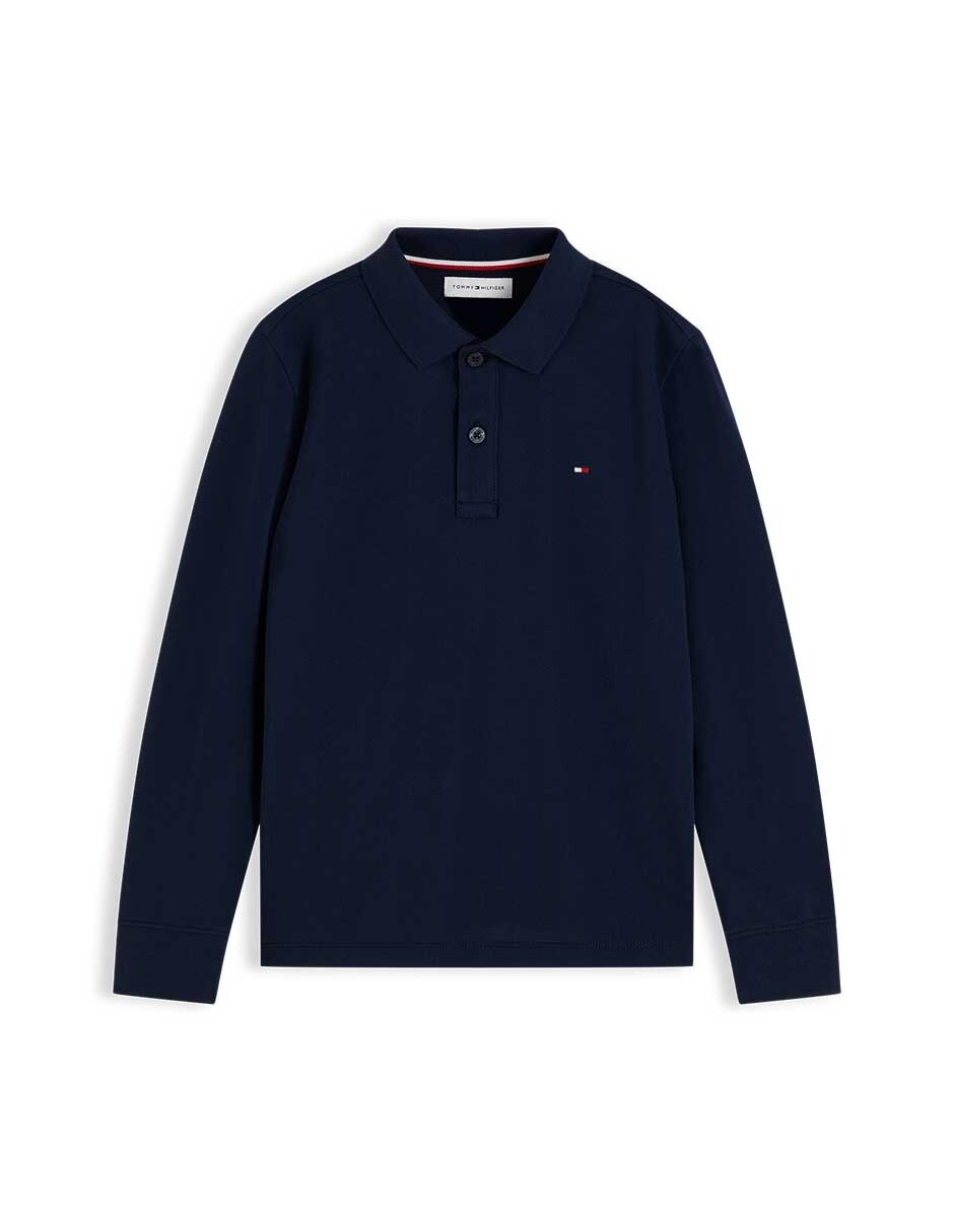 Playera tipo polo de algodón para niño 2