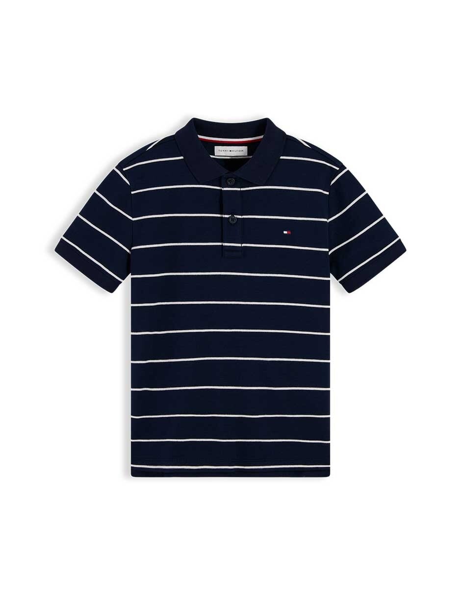 Playera tipo polo de algodón para niño 3