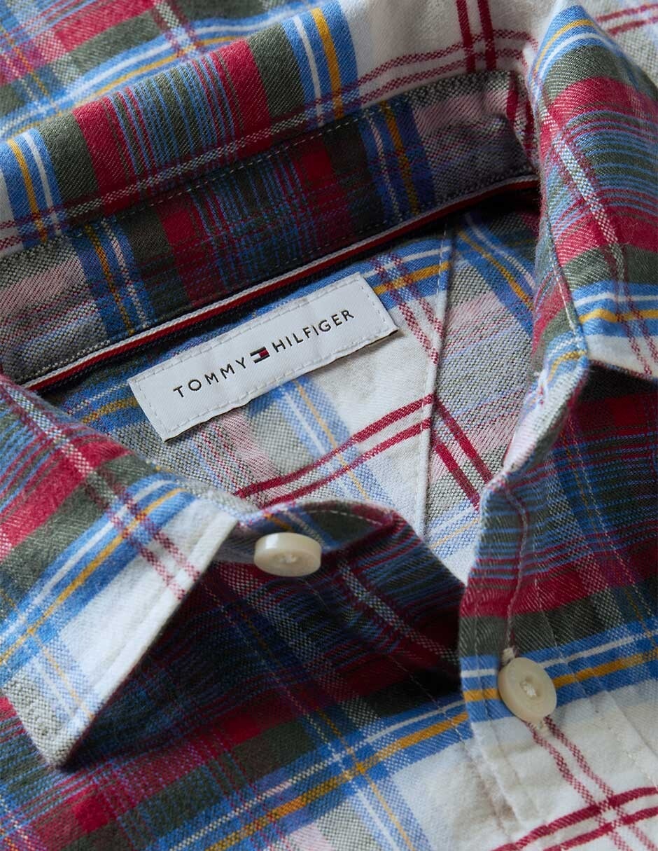 Camisa casual de algodón manga larga para niño 3