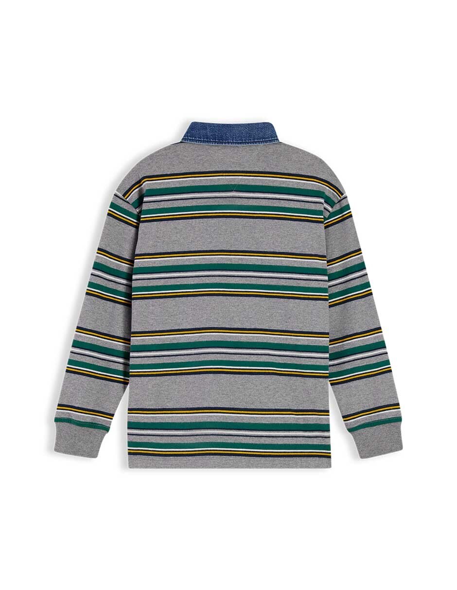 Playera tipo polo de algodón para niño 2