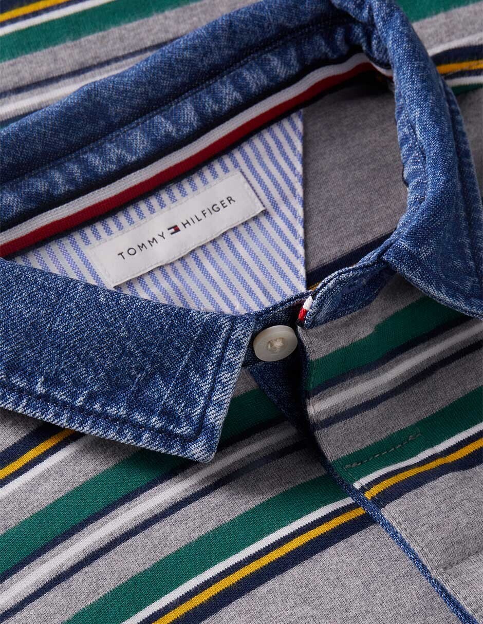 Playera tipo polo de algodón para niño 3