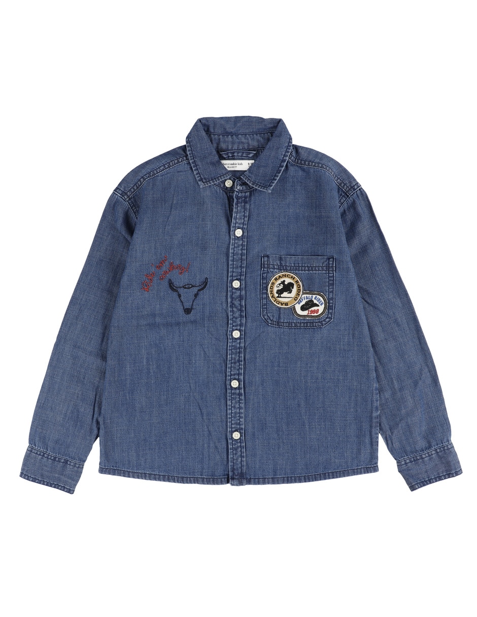 Camisa casual manga larga para niño Camisa casual manga larga para niño