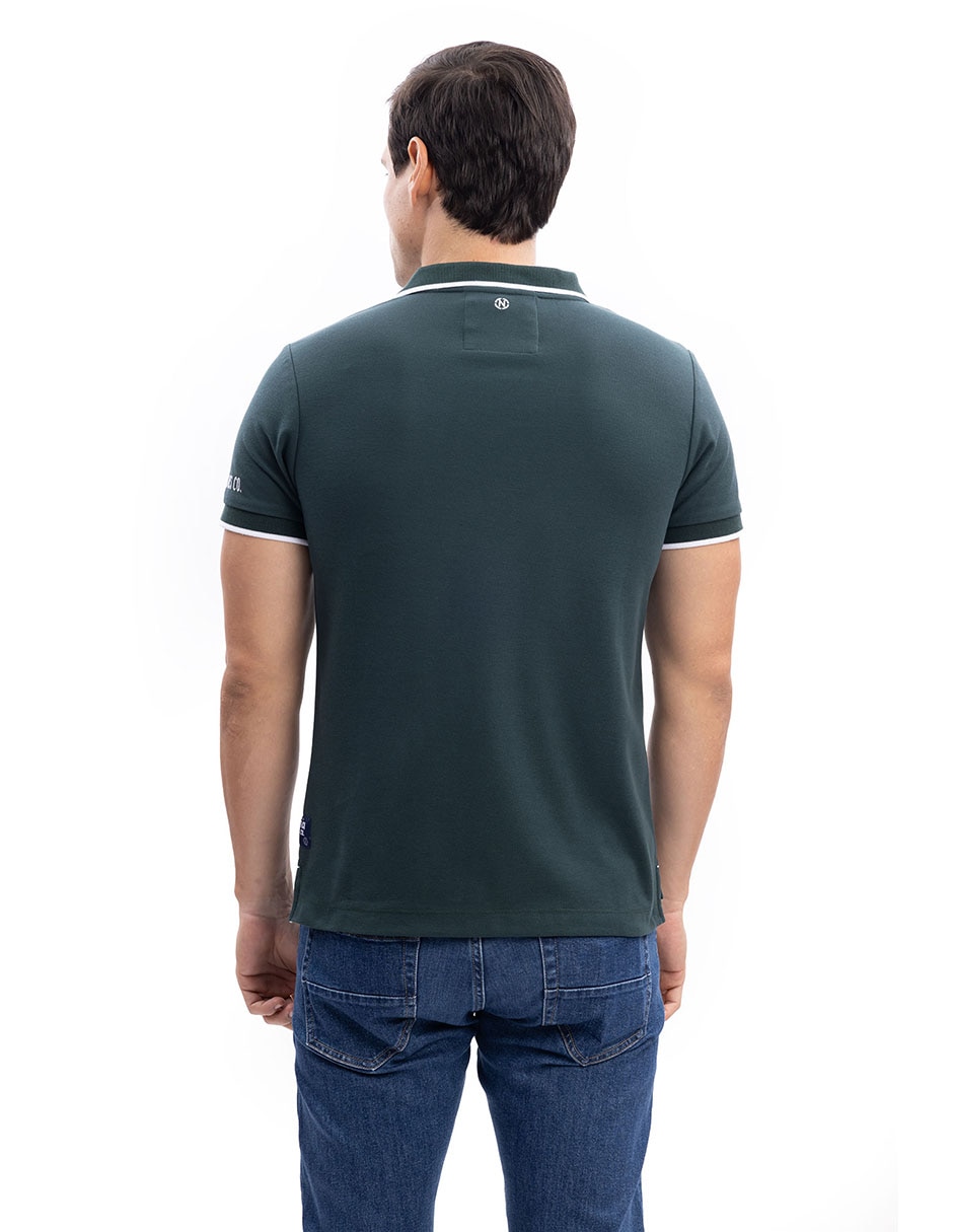 Playera cuello polo para hombre
