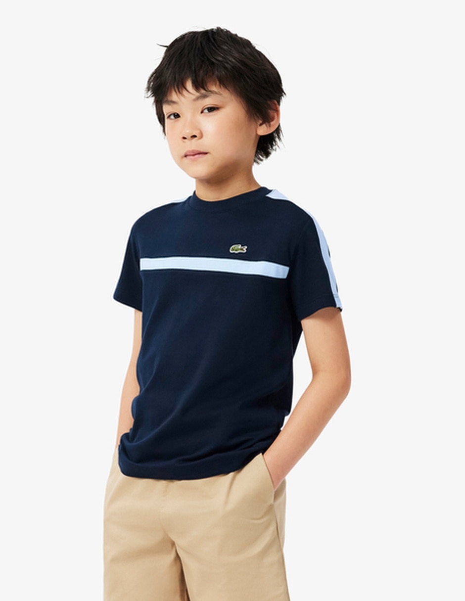 Playera tipo polo de algodón para niño Playera tipo polo de algodón para niño