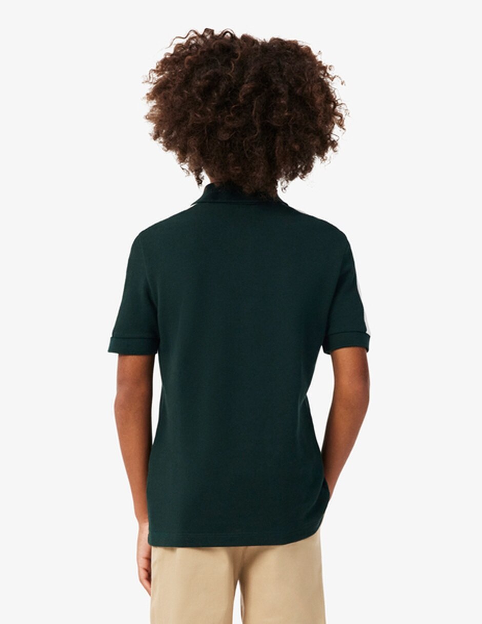 Playera tipo polo de algodón para niño 5