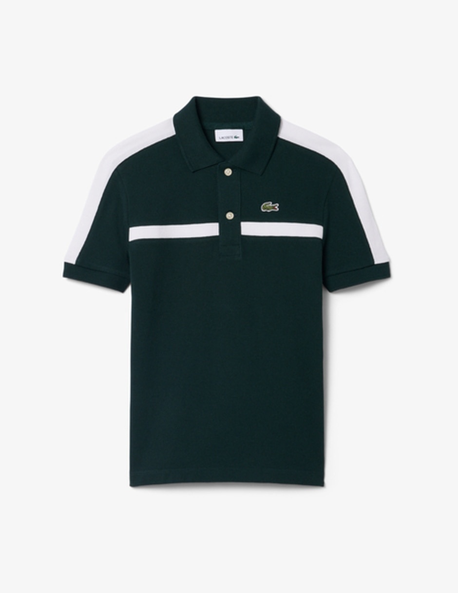 Playera tipo polo de algodón para niño 4