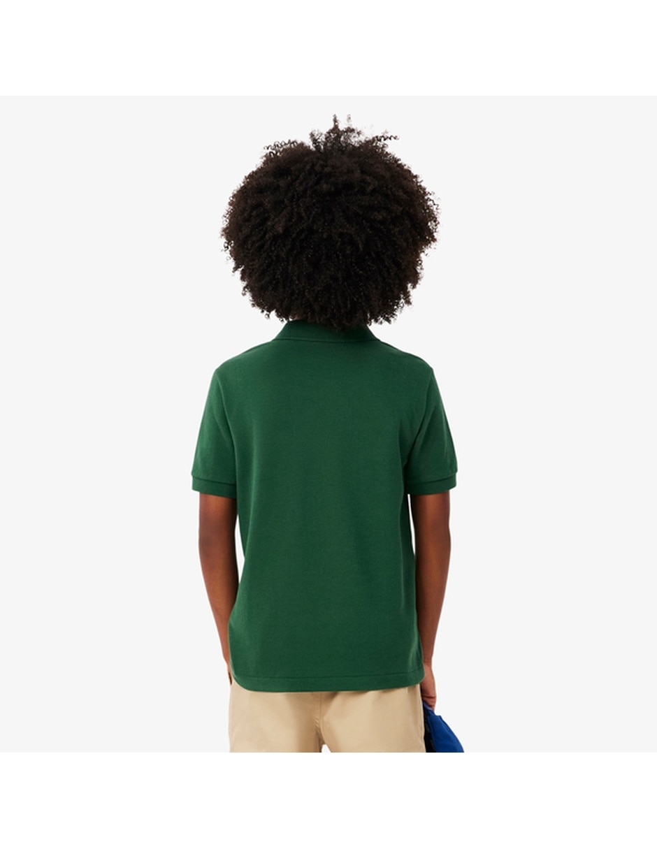 Playera tipo polo de algodón para niño 3